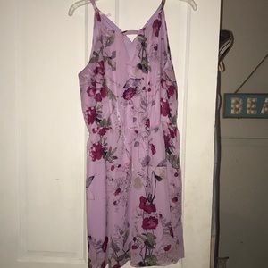 Purple summer dress